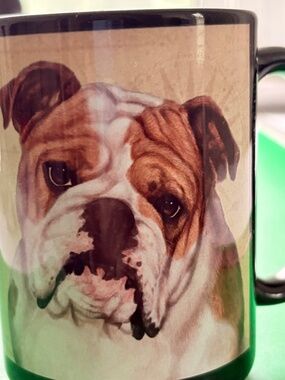 My Faithful Friend English Bulldog Coffee Mug Tamara Burnett Orca Coatings 15oz